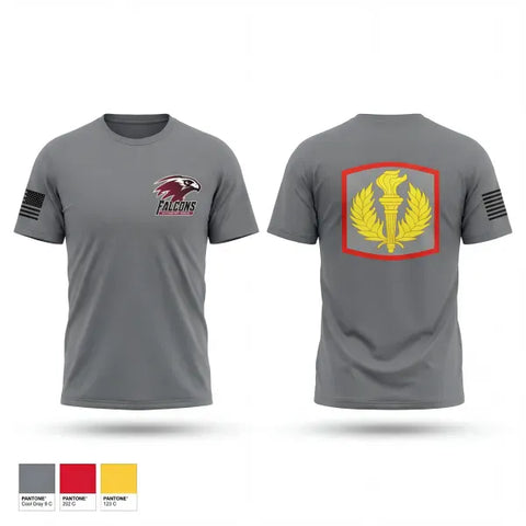 Old School Cotton Feel Shirt, Van Horn JROTC, Army, Teamtime, Team time, sublimation, custom sports apparel, team uniforms, spirit wear, spiritwear, sports uniforms, custom shirts, team store, custom team store, fundraiser sports, apparel fundraiser