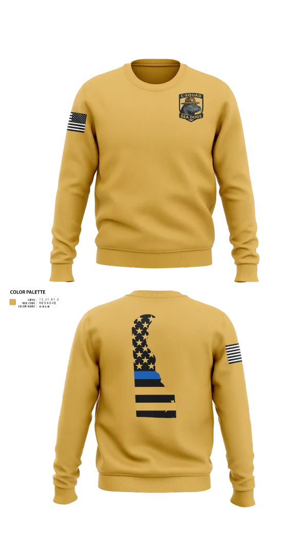 Crew Neck Sweatshirt, C-Squad, Police, Teamtime, Team time, sublimation, custom sports apparel, team uniforms, spirit wear, spiritwear, sports uniforms, custom shirts, team store, custom team store, fundraiser sports, apparel fundraiser