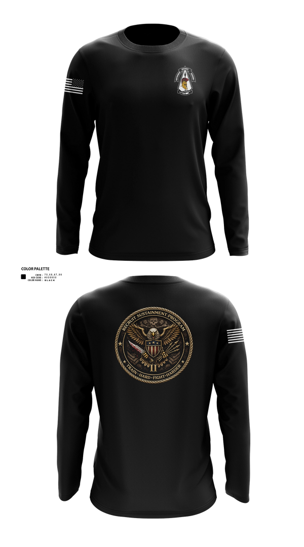 Long Sleeve Performance Shirt, RSP 2, Army, Teamtime, Team time, sublimation, custom sports apparel, team uniforms, spirit wear, spiritwear, sports uniforms, custom shirts, team store, custom team store, fundraiser sports, apparel fundraiser