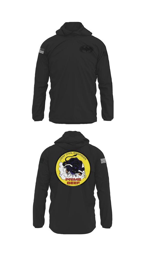 Windbreaker, 185th CES, Navy, Teamtime, Team time, sublimation, custom sports apparel, team uniforms, spirit wear, spiritwear, sports uniforms, custom shirts, team store, custom team store, fundraiser sports, apparel fundraiser