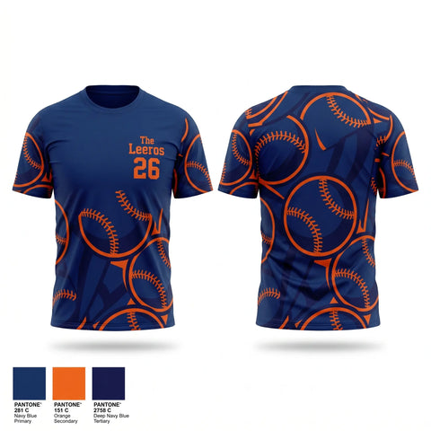 Short Sleeve Performance Shirt, The Leñeros 26, Baseball, Teamtime, Team time, sublimation, custom sports apparel, team uniforms, spirit wear, spiritwear, sports uniforms, custom shirts, team store, custom team store, fundraiser sports, apparel fundraiser