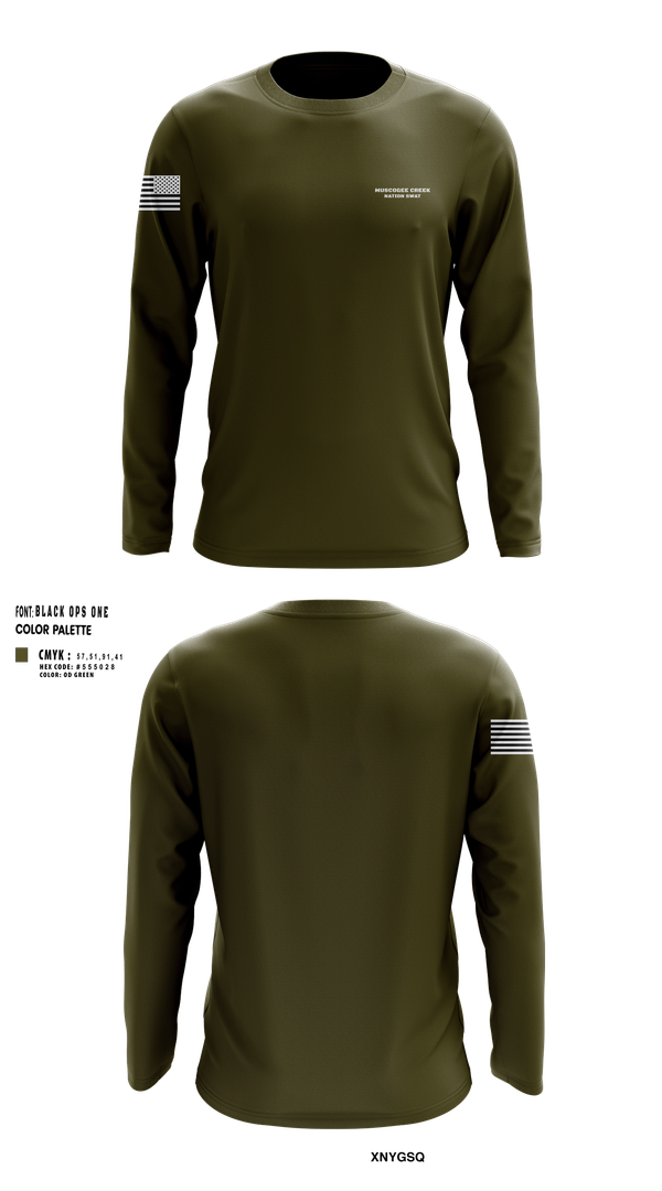 Long Sleeve Performance Shirt, Muscogee Creek Nation SWAT, , Teamtime, Team time, sublimation, custom sports apparel, team uniforms, spirit wear, spiritwear, sports uniforms, custom shirts, team store, custom team store, fundraiser sports, apparel fundraiser