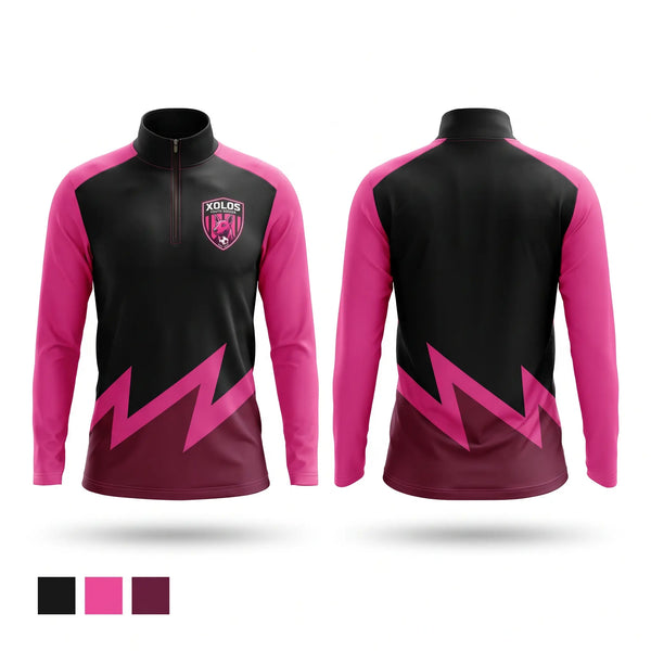 Quarter Zip Jacket, Xolos, Men's Soccer, Teamtime, Team time, sublimation, custom sports apparel, team uniforms, spirit wear, spiritwear, sports uniforms, custom shirts, team store, custom team store, fundraiser sports, apparel fundraiser