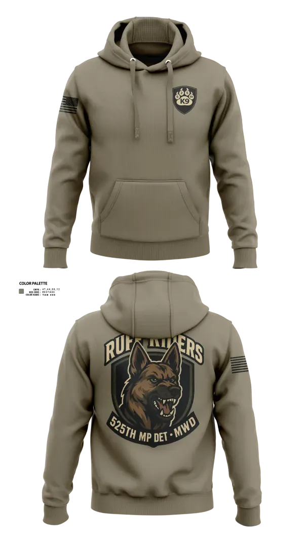Hoodie, 525th MWD DET, Army, Teamtime, Team time, sublimation, custom sports apparel, team uniforms, spirit wear, spiritwear, sports uniforms, custom shirts, team store, custom team store, fundraiser sports, apparel fundraiser