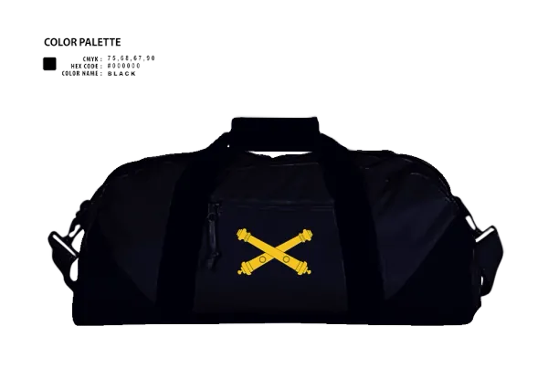 Duffle Bag, HQ 142 FA BDE, National Guard, Teamtime, Team time, sublimation, custom sports apparel, team uniforms, spirit wear, spiritwear, sports uniforms, custom shirts, team store, custom team store, fundraiser sports, apparel fundraiser
