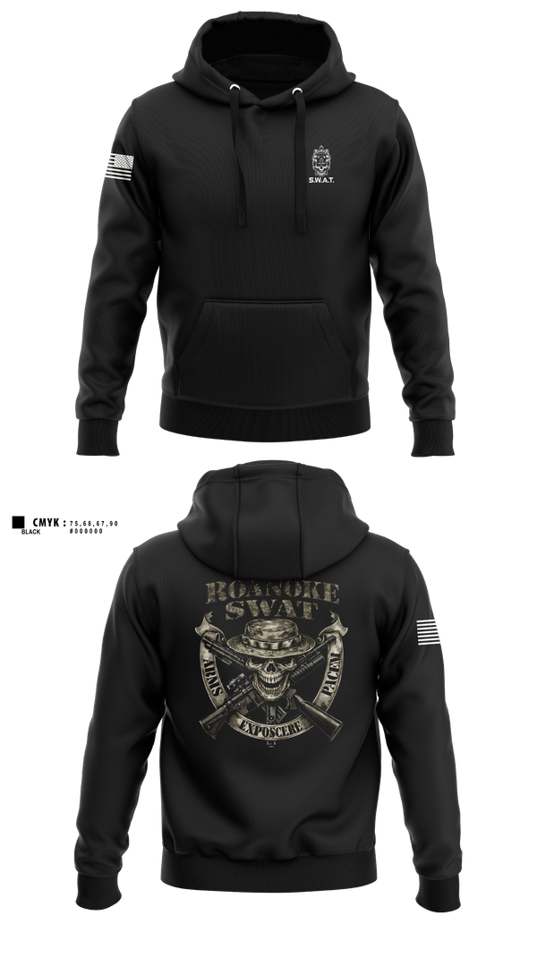 Hoodie, Roanoke SWAT, Police, Teamtime, Team time, sublimation, custom sports apparel, team uniforms, spirit wear, spiritwear, sports uniforms, custom shirts, team store, custom team store, fundraiser sports, apparel fundraiser