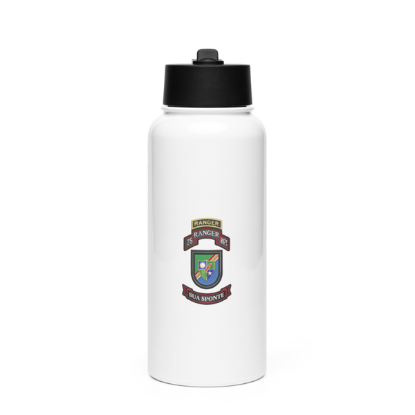 3rd/75th Ranger Regiment 63467571 Stainless Steel Water Bottle with a Straw Lid