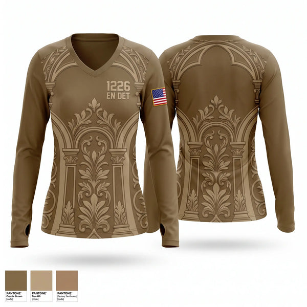 Old School Cotton Feel Shirt, 1226 EN DET, National Guard, Teamtime, Team time, sublimation, custom sports apparel, team uniforms, spirit wear, spiritwear, sports uniforms, custom shirts, team store, custom team store, fundraiser sports, apparel fundraiser