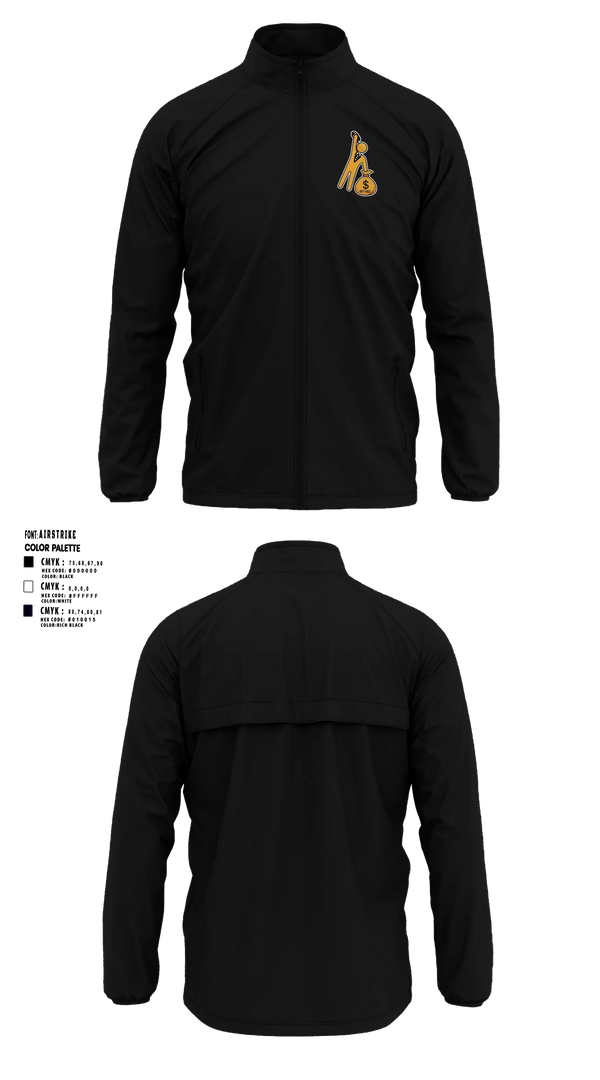 Windbreaker without hood, ChedakidStyleWith_Che, Space Force, Teamtime, Team time, sublimation, custom sports apparel, team uniforms, spirit wear, spiritwear, sports uniforms, custom shirts, team store, custom team store, fundraiser sports, apparel fundraiser