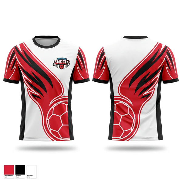 Football Jersey, Lakes Area Angels, Women's Soccer, Teamtime, Team time, sublimation, custom sports apparel, team uniforms, spirit wear, spiritwear, sports uniforms, custom shirts, team store, custom team store, fundraiser sports, apparel fundraiser