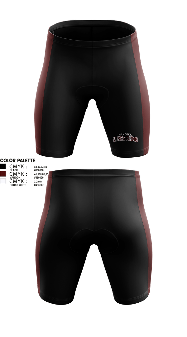 Mens Compression Shorts, Hancock Wrestling, Wrestling, Teamtime, Team time, sublimation, custom sports apparel, team uniforms, spirit wear, spiritwear, sports uniforms, custom shirts, team store, custom team store, fundraiser sports, apparel fundraiser