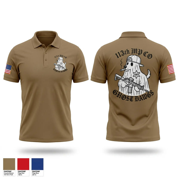 Short Sleeve Performance Polo, 113th MP CO, Army, Teamtime, Team time, sublimation, custom sports apparel, team uniforms, spirit wear, spiritwear, sports uniforms, custom shirts, team store, custom team store, fundraiser sports, apparel fundraiser