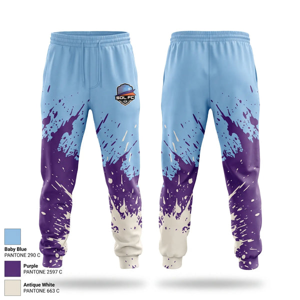 Sweatpants, Sol FC, Men's Soccer, Teamtime, Team time, sublimation, custom sports apparel, team uniforms, spirit wear, spiritwear, sports uniforms, custom shirts, team store, custom team store, fundraiser sports, apparel fundraiser