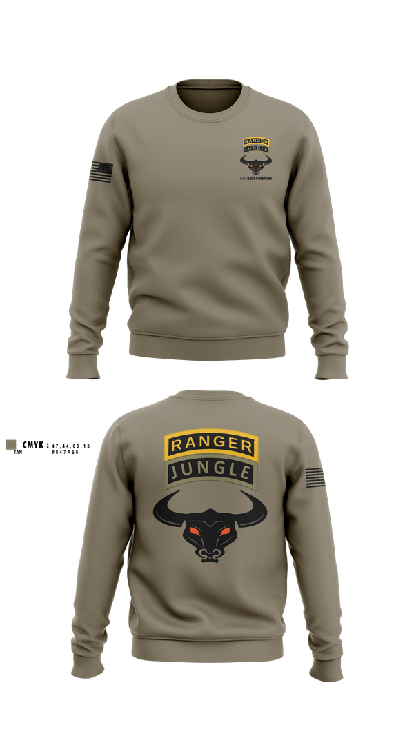 Crew Neck Sweatshirt, 1-21, Army, Teamtime, Team time, sublimation, custom sports apparel, team uniforms, spirit wear, spiritwear, sports uniforms, custom shirts, team store, custom team store, fundraiser sports, apparel fundraiser