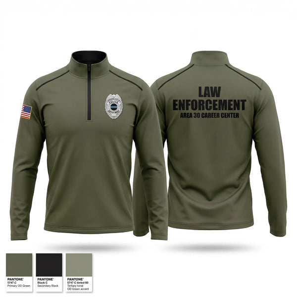 Windbreaker, AREA 30 CAREER CENTER LAW ENFORCEMENT, Police, Teamtime, Team time, sublimation, custom sports apparel, team uniforms, spirit wear, spiritwear, sports uniforms, custom shirts, team store, custom team store, fundraiser sports, apparel fundraiser
