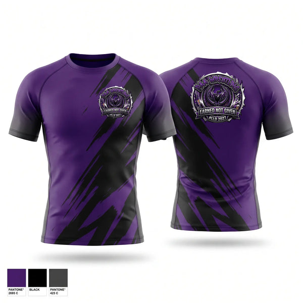 Pueblo Academy of Arts Short Sleeve Rash Guard Shirt - 1