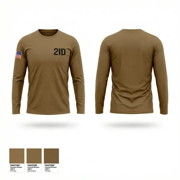 Long Sleeve Performance Shirt, 2ID, Army, Teamtime, Team time, sublimation, custom sports apparel, team uniforms, spirit wear, spiritwear, sports uniforms, custom shirts, team store, custom team store, fundraiser sports, apparel fundraiser