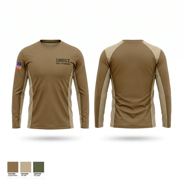 Long Sleeve Performance Shirt, 1MBCT UAS Platoon, Army, Teamtime, Team time, sublimation, custom sports apparel, team uniforms, spirit wear, spiritwear, sports uniforms, custom shirts, team store, custom team store, fundraiser sports, apparel fundraiser