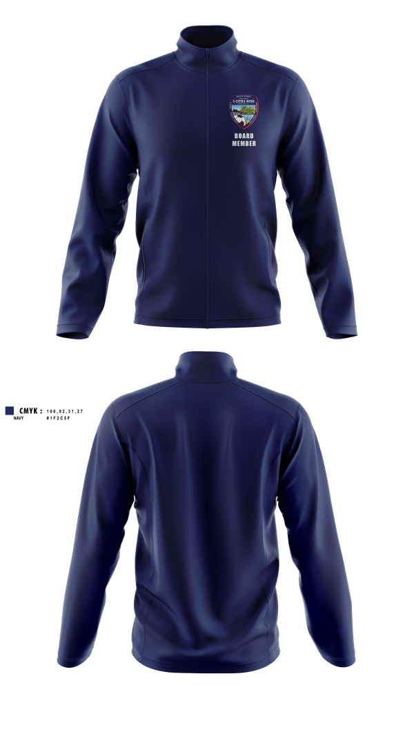 Fleece Jacket, 5 Cities AYSO All Stars, Men's Soccer, Teamtime, Team time, sublimation, custom sports apparel, team uniforms, spirit wear, spiritwear, sports uniforms, custom shirts, team store, custom team store, fundraiser sports, apparel fundraiser