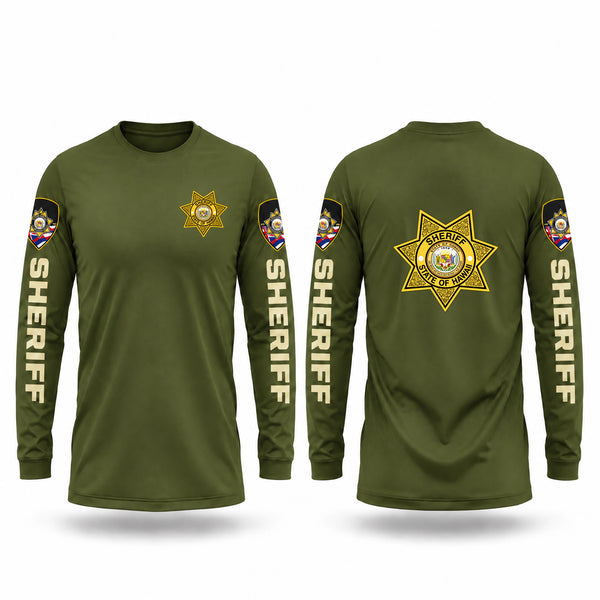 Long Sleeve Performance Shirt, Hawaii State Sheriff, Police, Teamtime, Team time, sublimation, custom sports apparel, team uniforms, spirit wear, spiritwear, sports uniforms, custom shirts, team store, custom team store, fundraiser sports, apparel fundraiser