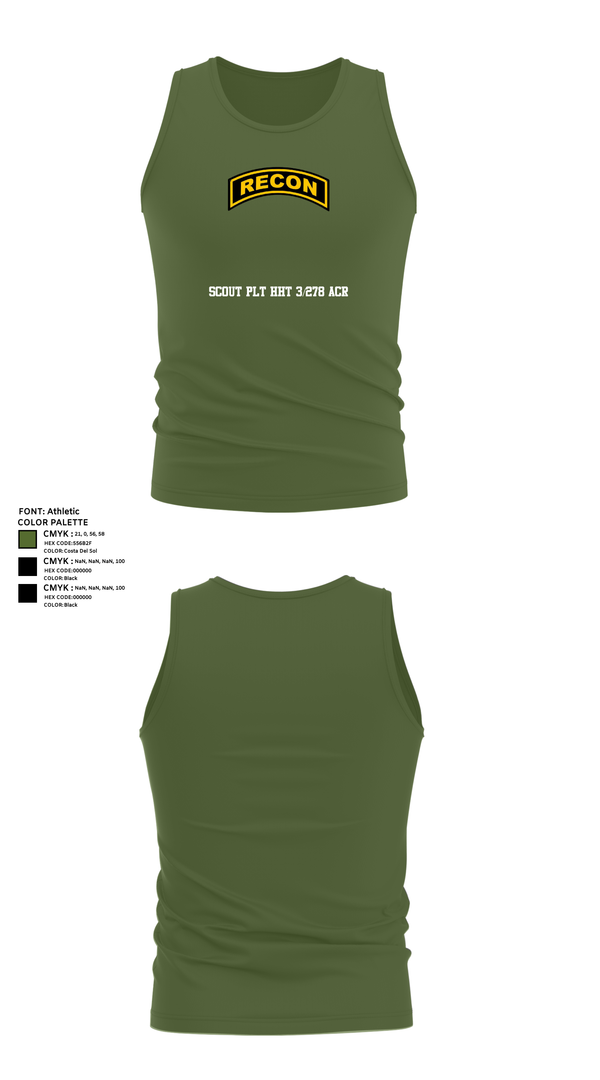 Tank Top, Scout plt HHT 3/278 ACR, , Teamtime, Team time, sublimation, custom sports apparel, team uniforms, spirit wear, spiritwear, sports uniforms, custom shirts, team store, custom team store, fundraiser sports, apparel fundraiser