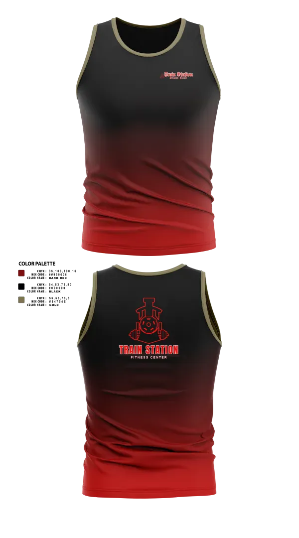 Tank Top, Train Station Fight Club, Spirit Store, Teamtime, Team time, sublimation, custom sports apparel, team uniforms, spirit wear, spiritwear, sports uniforms, custom shirts, team store, custom team store, fundraiser sports, apparel fundraiser