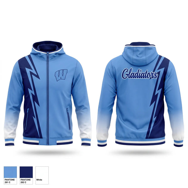 Windbreaker, Widefield Gladiators, Men's Basketball, Teamtime, Team time, sublimation, custom sports apparel, team uniforms, spirit wear, spiritwear, sports uniforms, custom shirts, team store, custom team store, fundraiser sports, apparel fundraiser