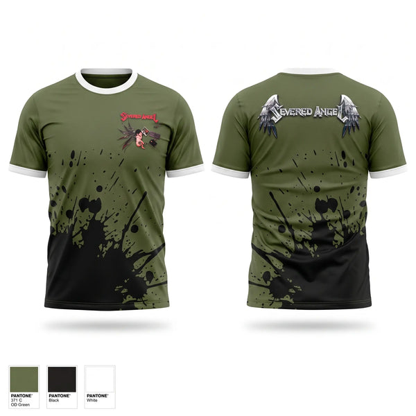 Soft Poly Tee Cotton Like Feel, Severed Angel, Rugby, Teamtime, Team time, sublimation, custom sports apparel, team uniforms, spirit wear, spiritwear, sports uniforms, custom shirts, team store, custom team store, fundraiser sports, apparel fundraiser