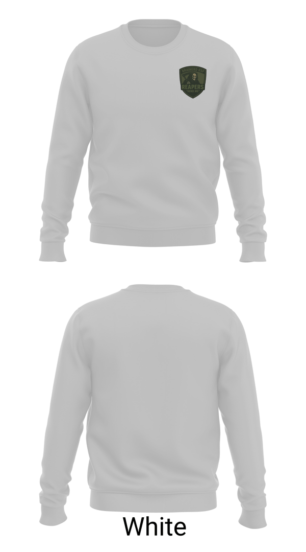 Crew Neck Sweatshirt, Brainerd RSP Reapers, National Guard, Teamtime, Team time, sublimation, custom sports apparel, team uniforms, spirit wear, spiritwear, sports uniforms, custom shirts, team store, custom team store, fundraiser sports, apparel fundraiser