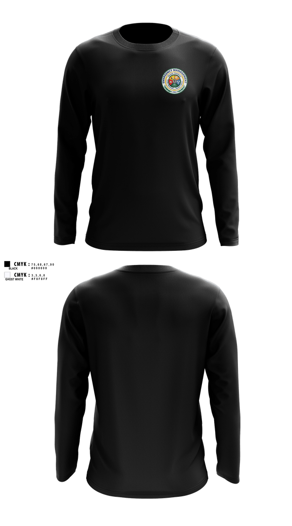 Long Sleeve Performance Shirt, CCRI Emergency Management / Emergency Operations Center, Fire Department, Teamtime, Team time, sublimation, custom sports apparel, team uniforms, spirit wear, spiritwear, sports uniforms, custom shirts, team store, custom team store, fundraiser sports, apparel fundraiser