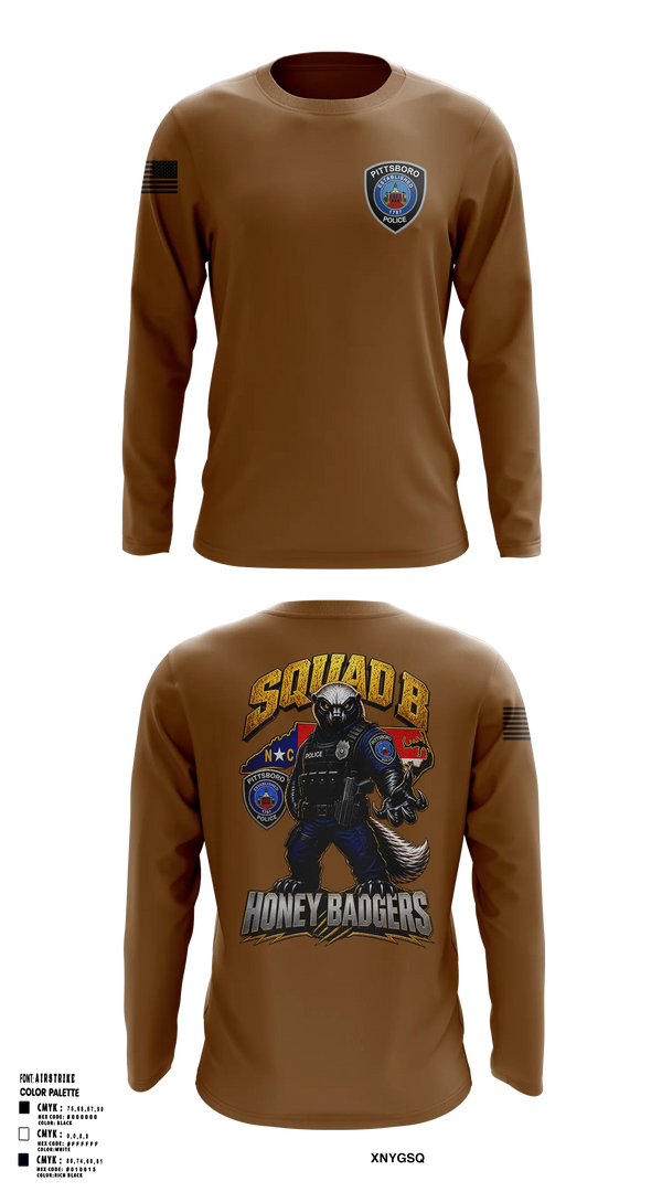 Long Sleeve Performance Shirt, B Squad, Police, Teamtime, Team time, sublimation, custom sports apparel, team uniforms, spirit wear, spiritwear, sports uniforms, custom shirts, team store, custom team store, fundraiser sports, apparel fundraiser