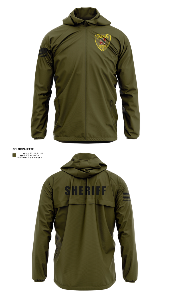 Windbreaker, Comanche County Sheriffs Office, Police, Teamtime, Team time, sublimation, custom sports apparel, team uniforms, spirit wear, spiritwear, sports uniforms, custom shirts, team store, custom team store, fundraiser sports, apparel fundraiser