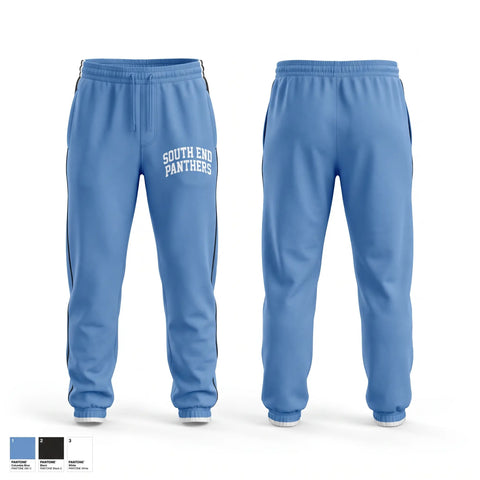Sweatpants, South End Panthers, Baseball, Teamtime, Team time, sublimation, custom sports apparel, team uniforms, spirit wear, spiritwear, sports uniforms, custom shirts, team store, custom team store, fundraiser sports, apparel fundraiser