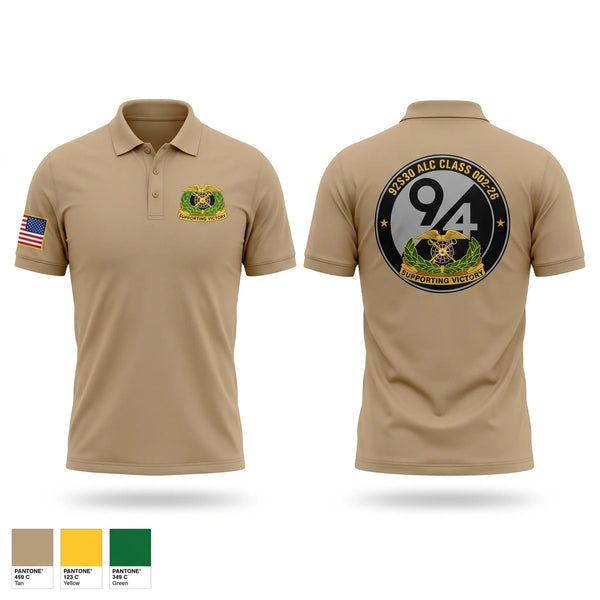 Short Sleeve Performance Polo, 92S30 ALC Class 002-26, Army, Teamtime, Team time, sublimation, custom sports apparel, team uniforms, spirit wear, spiritwear, sports uniforms, custom shirts, team store, custom team store, fundraiser sports, apparel fundraiser