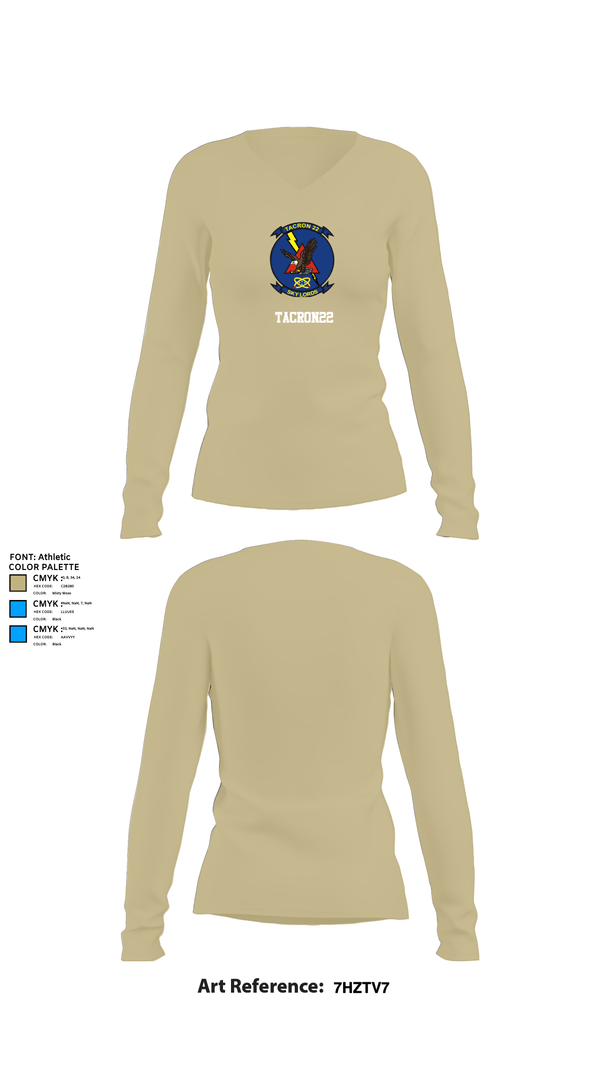 Womens Long Sleeve Vneck Shirt, Tacron22, , Teamtime, Team time, sublimation, custom sports apparel, team uniforms, spirit wear, spiritwear, sports uniforms, custom shirts, team store, custom team store, fundraiser sports, apparel fundraiser