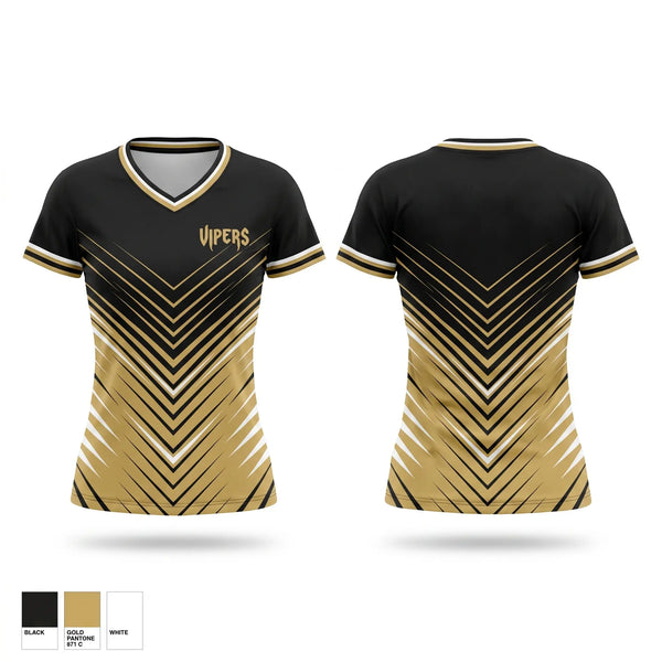 Womens Short Sleeve Vneck Shirt, VIPERS, Men's Basketball, Teamtime, Team time, sublimation, custom sports apparel, team uniforms, spirit wear, spiritwear, sports uniforms, custom shirts, team store, custom team store, fundraiser sports, apparel fundraiser
