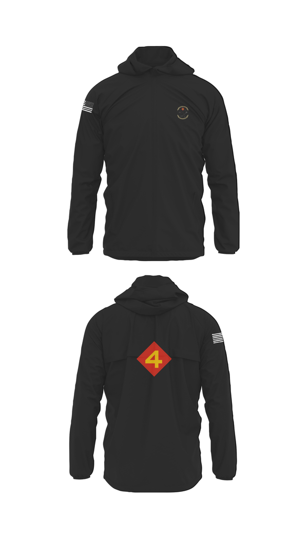 Windbreaker, 14th Marine regiment 4th Marine corps division, , Teamtime, Team time, sublimation, custom sports apparel, team uniforms, spirit wear, spiritwear, sports uniforms, custom shirts, team store, custom team store, fundraiser sports, apparel fundraiser