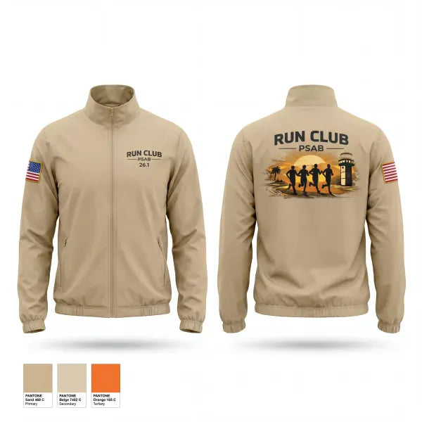 Windbreaker, RUN CLUB (PSAB), Air Force, Teamtime, Team time, sublimation, custom sports apparel, team uniforms, spirit wear, spiritwear, sports uniforms, custom shirts, team store, custom team store, fundraiser sports, apparel fundraiser