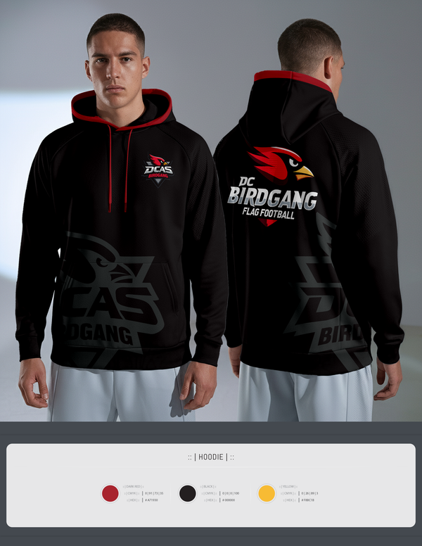 Hoodie, Derby City Birdgang, , Teamtime, Team time, sublimation, custom sports apparel, team uniforms, spirit wear, spiritwear, sports uniforms, custom shirts, team store, custom team store, fundraiser sports, apparel fundraiser