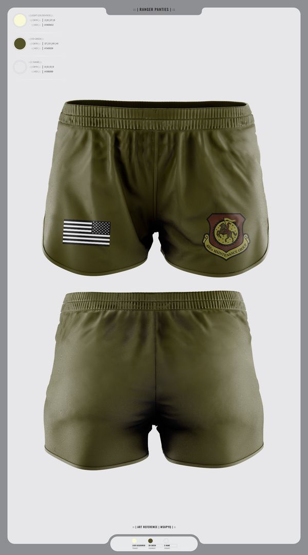 Ranger Panties, 452nd MXG, Air Force, Teamtime, Team time, sublimation, custom sports apparel, team uniforms, spirit wear, spiritwear, sports uniforms, custom shirts, team store, custom team store, fundraiser sports, apparel fundraiser