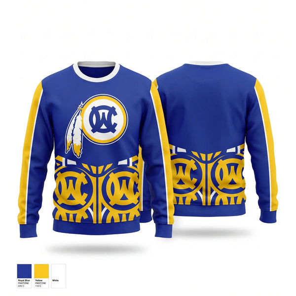 Crew Neck Sweatshirt, West Caldwell Lady Warriors, Women's Basketball, Teamtime, Team time, sublimation, custom sports apparel, team uniforms, spirit wear, spiritwear, sports uniforms, custom shirts, team store, custom team store, fundraiser sports, apparel fundraiser