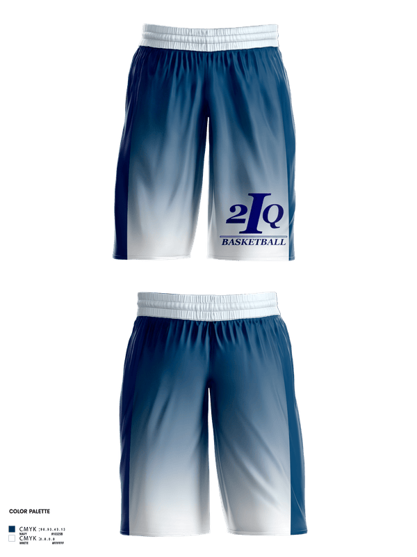 Mens Basketball Shorts, 2IQ Basketball, Men's Basketball, Teamtime, Team time, sublimation, custom sports apparel, team uniforms, spirit wear, spiritwear, sports uniforms, custom shirts, team store, custom team store, fundraiser sports, apparel fundraiser