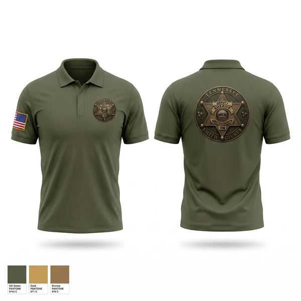 Short Sleeve Performance Polo, Smith county sheriff office, Police, Teamtime, Team time, sublimation, custom sports apparel, team uniforms, spirit wear, spiritwear, sports uniforms, custom shirts, team store, custom team store, fundraiser sports, apparel fundraiser