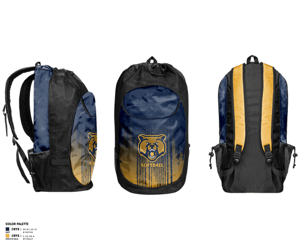 Gear Bag, Lancaster High School Softball, Softball, Teamtime, Team time, sublimation, custom sports apparel, team uniforms, spirit wear, spiritwear, sports uniforms, custom shirts, team store, custom team store, fundraiser sports, apparel fundraiser