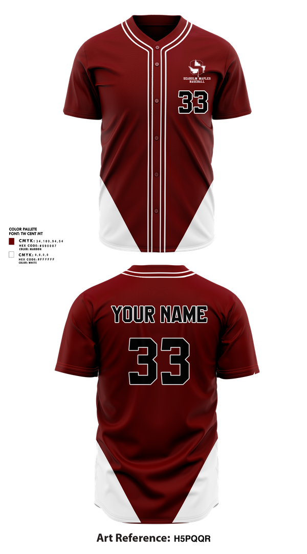 Full Button Baseball Jersey, Seaholm Maples Baseball, Baseball, Teamtime, Team time, sublimation, custom sports apparel, team uniforms, spirit wear, spiritwear, sports uniforms, custom shirts, team store, custom team store, fundraiser sports, apparel fundraiser