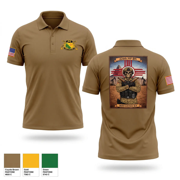 Short Sleeve Performance Polo, HHD 226TH MP BN, Army, Teamtime, Team time, sublimation, custom sports apparel, team uniforms, spirit wear, spiritwear, sports uniforms, custom shirts, team store, custom team store, fundraiser sports, apparel fundraiser