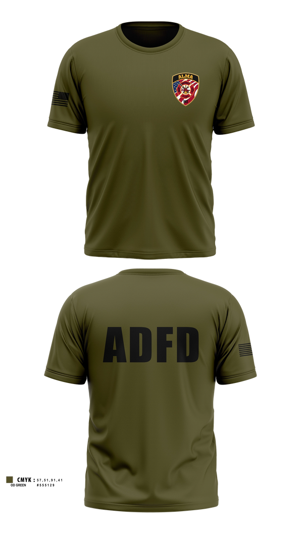Short Sleeve Performance Shirt, Alma District Fire Department, Fire Department, Teamtime, Team time, sublimation, custom sports apparel, team uniforms, spirit wear, spiritwear, sports uniforms, custom shirts, team store, custom team store, fundraiser sports, apparel fundraiser