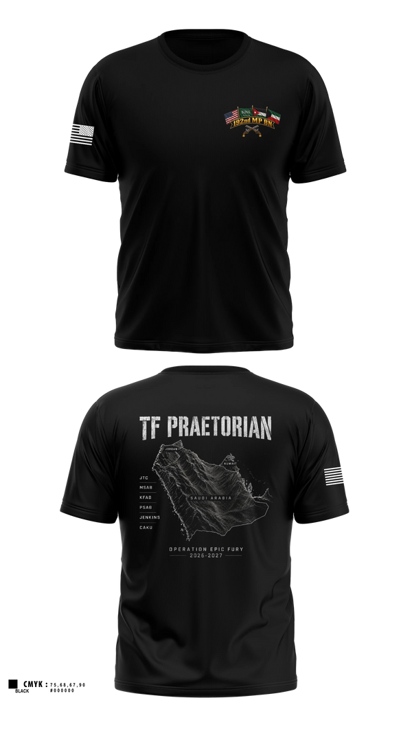 Old School Cotton Feel Shirt, 192nd MP BN, Army, Teamtime, Team time, sublimation, custom sports apparel, team uniforms, spirit wear, spiritwear, sports uniforms, custom shirts, team store, custom team store, fundraiser sports, apparel fundraiser