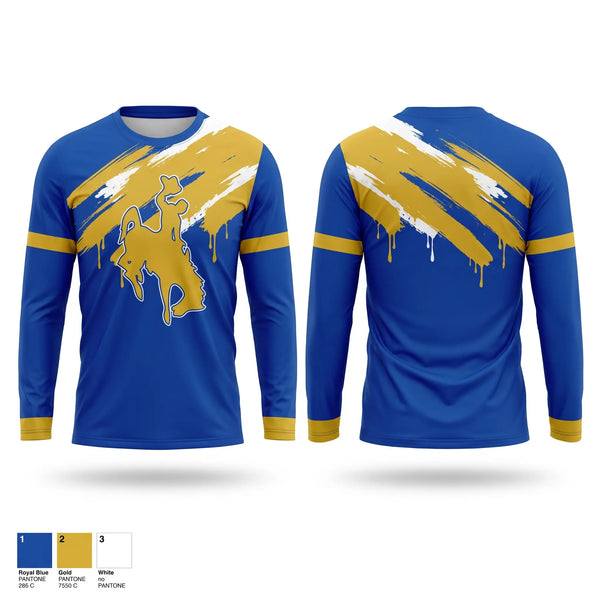 Long Sleeve Performance Shirt, Vaqueros, Spirit Store, Teamtime, Team time, sublimation, custom sports apparel, team uniforms, spirit wear, spiritwear, sports uniforms, custom shirts, team store, custom team store, fundraiser sports, apparel fundraiser