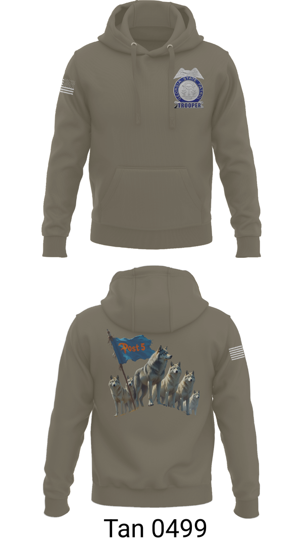 Hoodie, GSP POST 5 DALTON, Police, Teamtime, Team time, sublimation, custom sports apparel, team uniforms, spirit wear, spiritwear, sports uniforms, custom shirts, team store, custom team store, fundraiser sports, apparel fundraiser